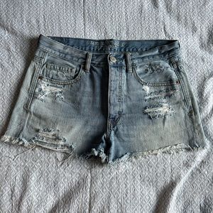 American Eagle Outfitters Hi Rise Denim Shorts